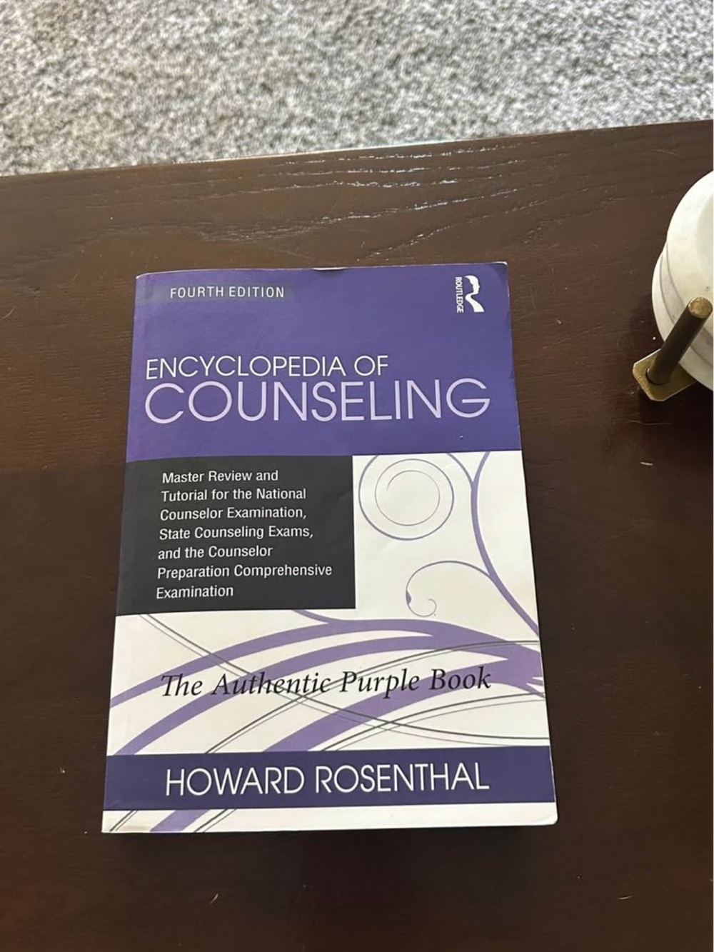 Rosenthal Counseling Reference Notebook - Purple & White